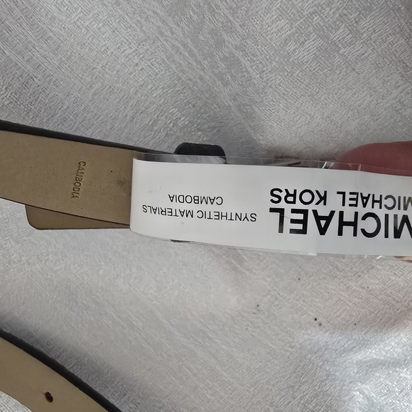 Michael Kors Black Monogram Belt - Picture 4 of 5